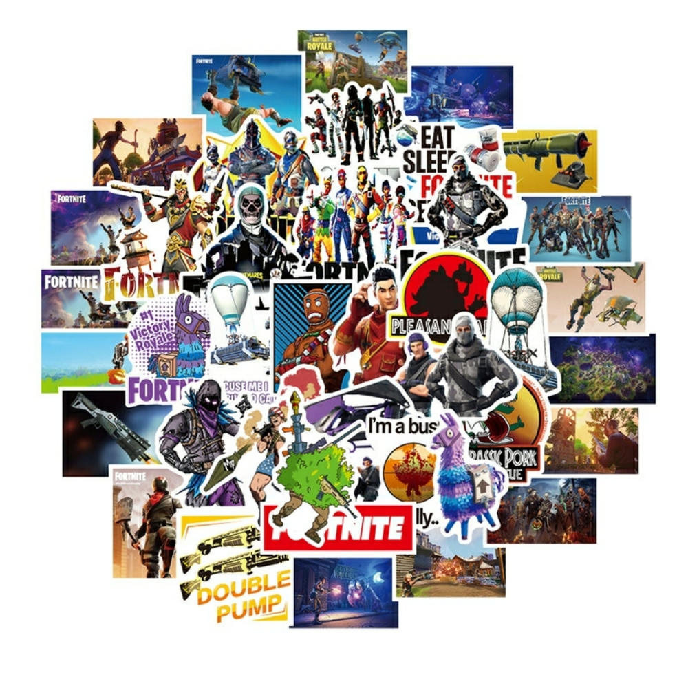 Fortnite, 50 stickers